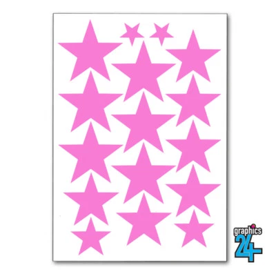 Stars Sheet Vinyl Peel & Stick Wall Stickers Decals Car Craft Self Adhesive