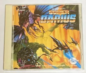 PC Engine CD-ROM Software Super Darius USED Free Shipping From Japan - Picture 1 of 2