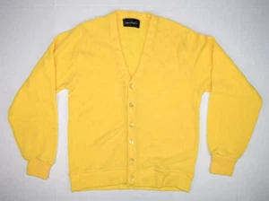 Vintage Pullover Challenger Gr. XS/S 70er gelb Strickjacke Pulli Cobain Special - Bild 1 von 8
