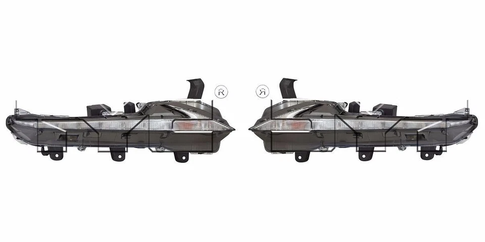 For 2015-2017 Lexus NX200t NX300H Daytime Running Light Pair LH+RH Foto 1 de 1