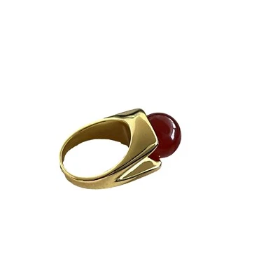 Anel de joia da moda feminino árabe enfeite de anel muçulmano Dubai presente de festa de senhora - Imagem 1 de 4