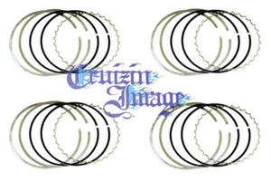 86-06 KAWASAKI ZG1000A 74mm STANDARD PISTON RINGS SET 4 PISTON RINGS 11-K1066PR - Picture 1 of 1