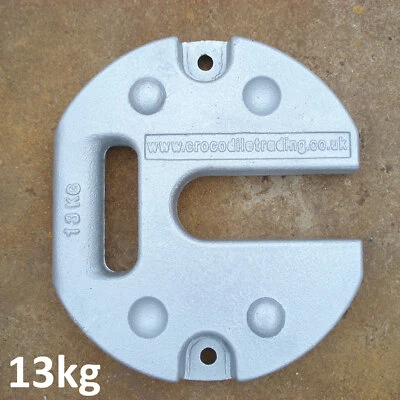 CROCODILE TRADING LTD 13kg Cast Iron Gazebo Weighted Feet Metal Leg Weights. Marquee Tent Shelter