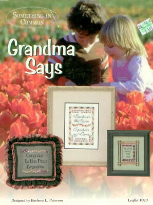 Grandma Says XS Pattern - Something in Common - Barbara Peterson - Saying, Quote - Image 1 of 2