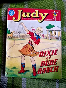 ISSUE NO 1 JUDY PICTURE STORY LIBRARY FOR GIRLS #1 - Dixie of Dude Ranch - RARE - Picture 1 of 9