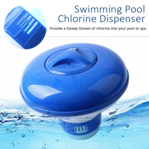 Pool Floating Chlorine Dispenser Chemical Holder Chlorinator for 1.5 inch Tablet - Picture 1 of 12