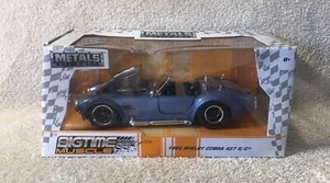 JADA BIGTIME MUSCLE 1965 SHELBY COBRA 427 S/C MET BLUE 1/24 DIECAST 97413 - Picture 1 of 10