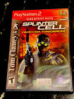 Tom Clancy's Splinter Cell: Pandora Tomorrow (PlayStation 2) COMPLETE! TESTED! 