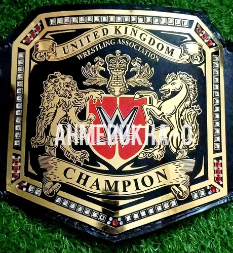 NUOVO Regno Unito Champion Wrestling Titolo Replica Cintura Adulto Taglia 2MM 4MM