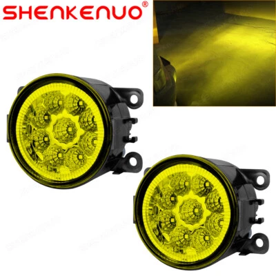 Juego de faros antiniebla LED amarillos izquierda y derecha para Honda Pilot Passport 2016-2021 Foto 1 de 4