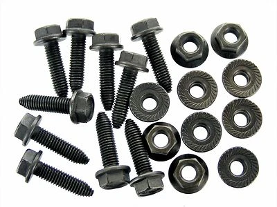 ISUZU 8mm Body Bolts & Nuts- M8-1.25 x 30mm Long- 13mm Hex- 20pcs (10ea)- #130 - Image 1 of 4