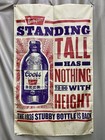 Coors Banquet Beer Banner Stubby Bottle Ad Flag Tapestry Sign Art Poster 3x5 ft