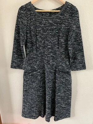 Vestido Talbots Negro Blanco Talla 12 Foto 1 de 4