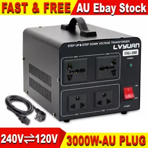 Lvyuan 3000W Voltage Transformer Step Up Step Down Converter 110v-240v 240v-110v - Picture 1 of 8
