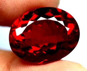 12.55 Ct CERTIFIED Natural Mozambique Blood Red Ruby Oval Cut Loose Gemstone - Picture 1 of 7