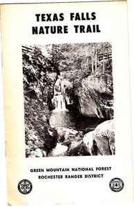 Folleto de colección Texas Falls Nature Trail Green Mountain National Forest - Imagen 1 de 2