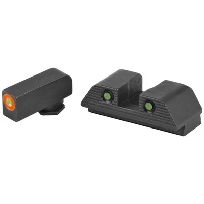 AMERIGLO Verde/Laranja Frontal/Verde/Preto Traseiro para Glock Gen5 9mm/.40 (GL-818) - Imagem 1 de 2