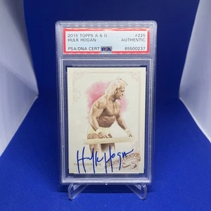 2015 Topps Allen Ginter Thunderlips Hulk Hogan Signed Card PSA/DNA Autograph - Picture 1 of 15