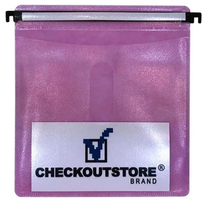 400 CD Double-sided Refill Plastic Hanging Sleeve Pink - Imagen 1 de 1