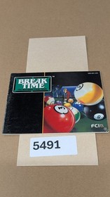 Break Time National Pool Tour - Nintendo NES- Manual Only **NO GAME