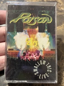 POISON - SWALLOW THIS LIVE cassette TAPE Capitol C4-598046 - BRANDNEU VERSIEGELT - Bild 1 von 5