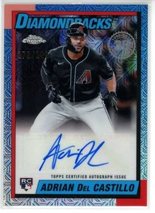 2025 Topps Silver Pack Adrian Del Castillo #90CA-AD RC Auto /299 - Picture 1 of 3