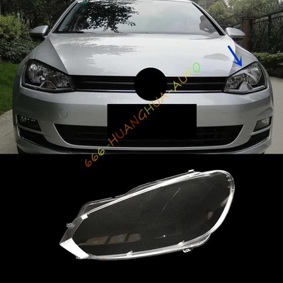 Cubierta de lente de faro lateral izquierdo + sellador para Volkswagen Golf 6 R GTI 2010-2014 Foto 1 de 4