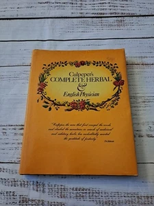 Culpeper's Complete Herbal & English Physician ; Nicholas Culpeper - Hardcover - Picture 1 of 12