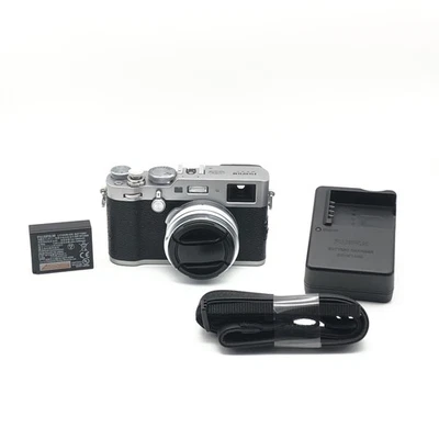 Fujifilm X100F 24.3 MP Digital Compact Camera - silver - Image 1 of 4