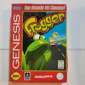 Frogger (Sega Genesis) con estuche + manual - Imagen 1 de 2