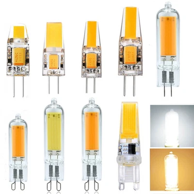 LED G9 G4 3W 5W 6W 8W COB Lampe Warmweiß Kaltweiß Leuchtmittel 12V/220V AC/DC - Bild 1 von 4
