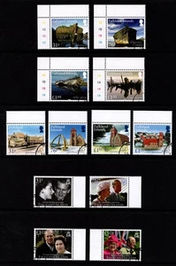 FALKLAND ISLANDS 2017 COMMEMORATIVES COMPLETE YEAR SET 5 SETS FINE USED CTO - Picture 1 of 2