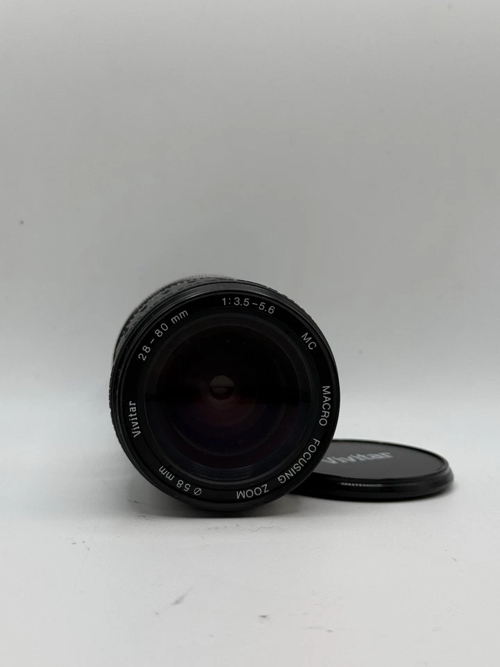 28-80mm f/3.5-5.6 MC Macro Zoom Lens 58mm Thread Tested WORKING ✔️✔️ - Image 1 of 4
