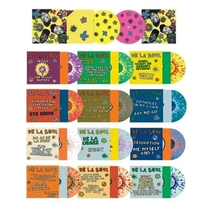 De La Soul - 3 Feet High and Rising 12 x 7" Splatter vinyl Box Set New/sealed - Picture 1 of 1