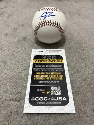 TERRY FRANCONA SIGNED CINCINNATI REDS ROMLB STITCHED BALL BASEBALL JSA COA - Image 1 of 3