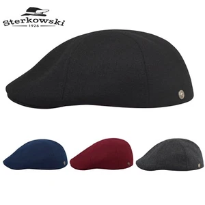 Sterkowski ROSTIGE Wolle Winter Flatcap Duckbill warm Zeitungsjunge Cabbie Efeu - Bild 1 von 38