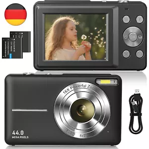 Digitalkamera Fotokamera FHD 1080P 44MP Fotoapparat Tragbare Mini Kompaktkamera - Bild 1 von 12