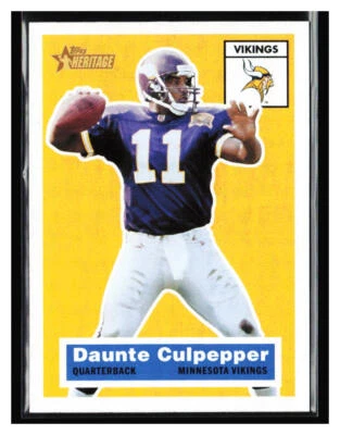 2001 Topps Heritage #23 Daunte Culpepper - Image 1 of 2
