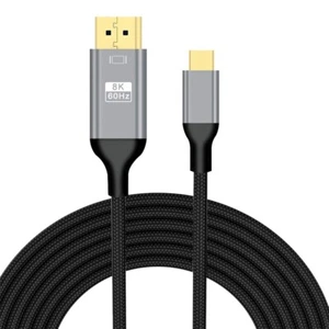 USB-C to DP Data Cable 6ft/2m USB 3.1 8K 60Hz 4K 144Hz Type C to Displayport 1.4 - Picture 1 of 1