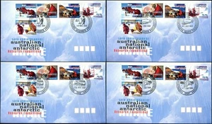 AAT 1997 50 aniversario de ANARE conjunto de 4 bases cancelación FDCs en muy buen estado - Imagen 1 de 1