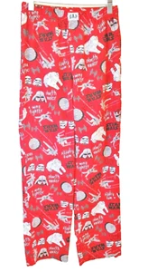 GAP Boys Star Wars Pajama / Sleep Pants, Red with Star Wars Characters, Size 12 - Picture 1 of 9