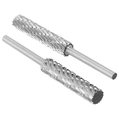 1PC 3mm Shank High Speed Steel Rotary Burr Tool Plastic Wood Carving Rotary File - Image 1 of 4