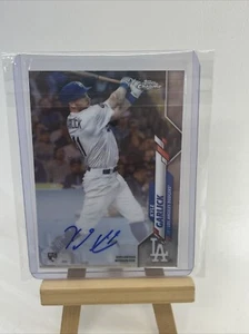2020 Topps Chrome Kyle Garlick Rookie Auto Autograph RC #RA-KG Dodgers - Picture 1 of 6