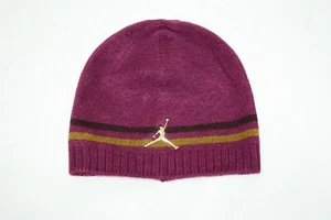Gorra delgada de colección gorro para mujer Nike Jordan marca oro púrpura 100 % acrílico - Imagen 1 de 4