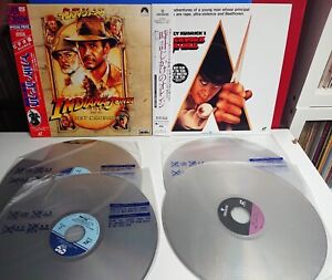 JAPAN LD LaserDisc Movies A Clockwork Orange + Indiana jones last crusade