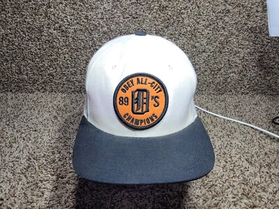 De Colección Años 90 OBEY Parche Snapback Trucker Sombrero Toda la Ciudad 89 Campeones de Detroit Foto 1 de 4