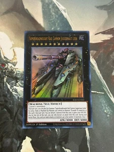 Cañón de riel Yugioh Superdreadnought ultra raro RA03 - Imagen 1 de 1