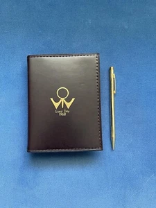 Vintage Guest Day 1968 leather case playing cards sealed with score notebook - Picture 1 of 5