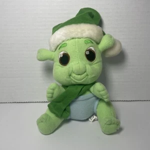 Dreamworks Shrek Babies Baby Frakle Ogre Plush Christmas Green Scarf 8” Blue - Picture 1 of 6