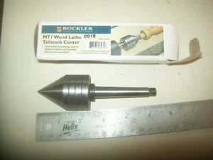 Rodamiento de bolas grande #1 Morse Taper Rockler 0918 centro vivo de torno de madera - Imagen 1 de 5